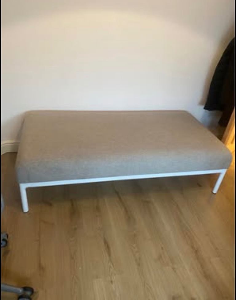 Backless 2 seater sofa / long stool