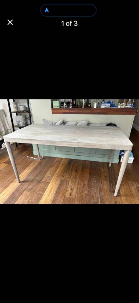 Grey dinning table free local delivery 
