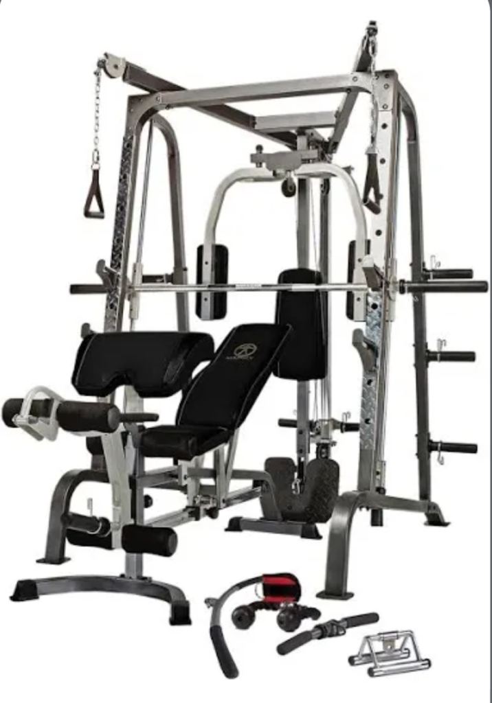 Marcy MD9010G Deluxe Smith Machine Home Multi Gym For sale due to knee replacement surgery upcoming