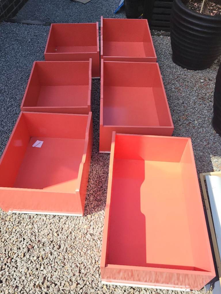 6 x 18mm MDF Made to measure bespoke Drawers 