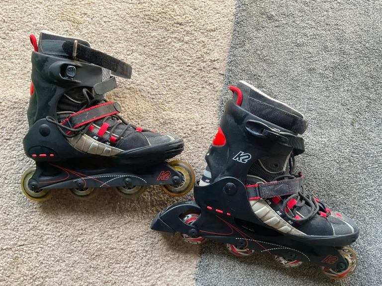 K2 Raider in-line followed skate/boots adult size 12