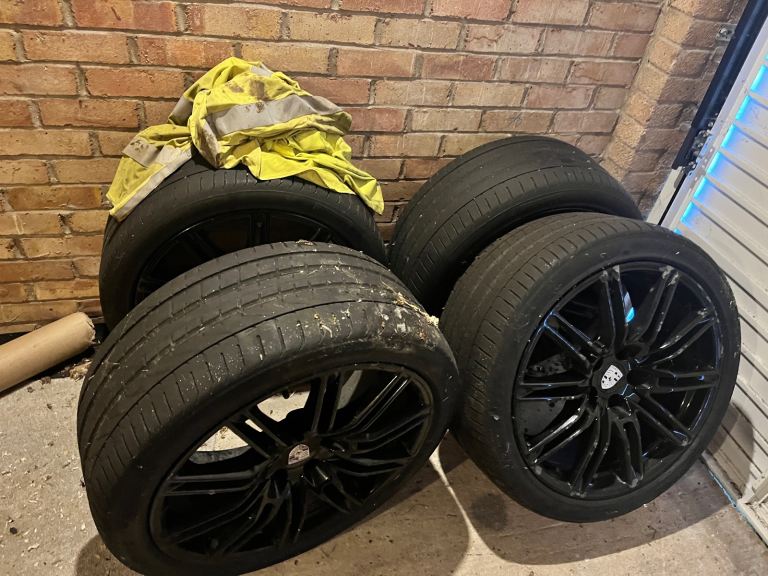 Porsche 20 “ wheels with tires 