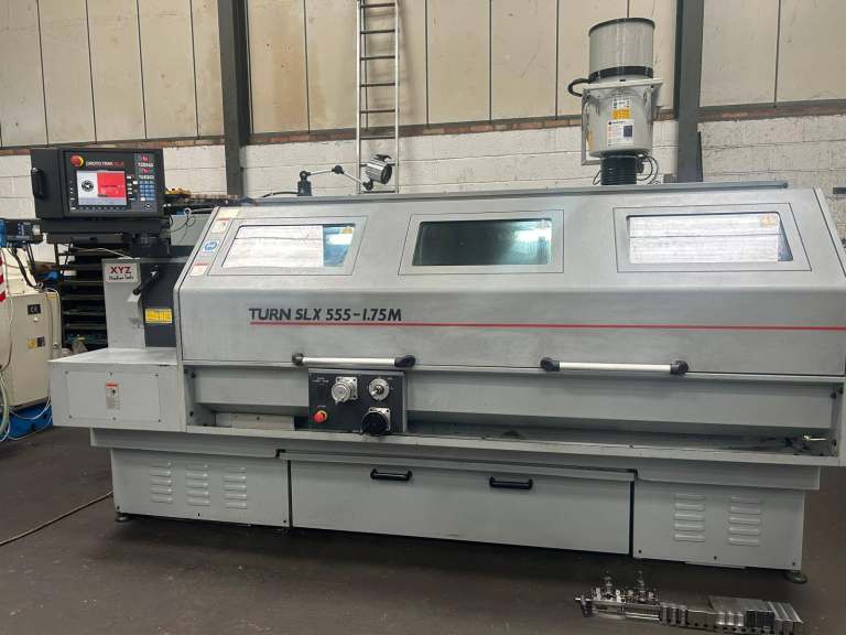 XYZ MODEL SLX 555  x 1750 SEMI CNC TEACH LATHE - YEAR 2012