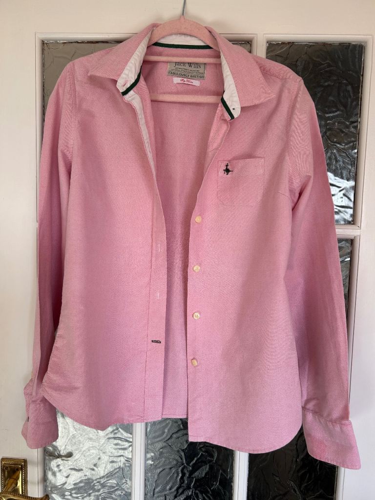 Jack Wills Women's Cotton Fitted Shirt in size 12 