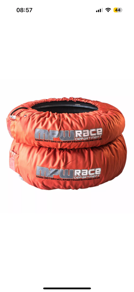 Motorbike tyre warmers