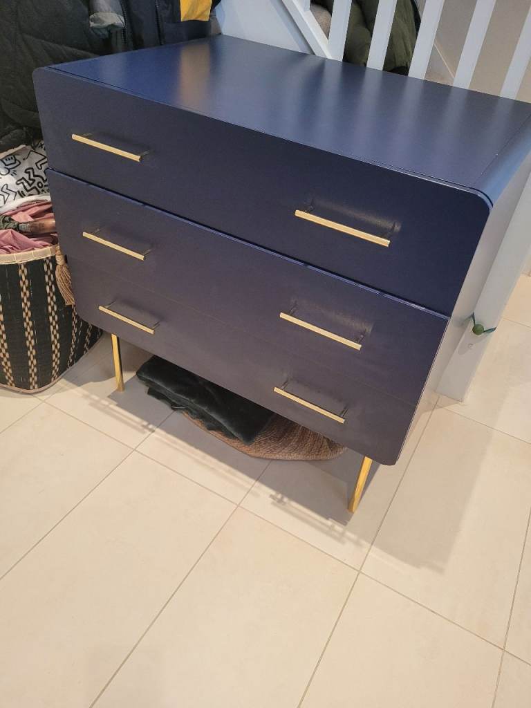 Habitat Wilderness 3-drawer chest - blue