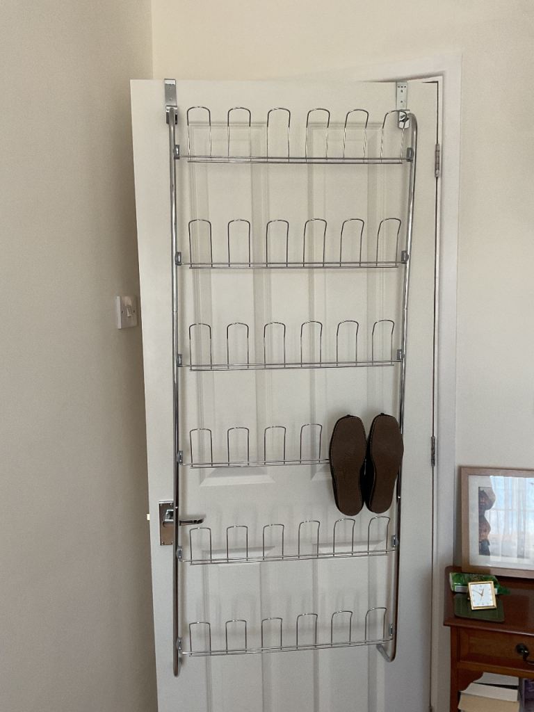 Door storage rack 