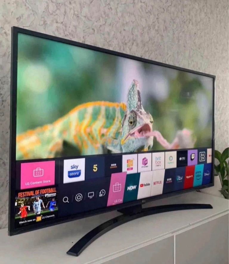LG 49” 4K Smart WiFi Ultra HD LED TV – Excellent Condition
