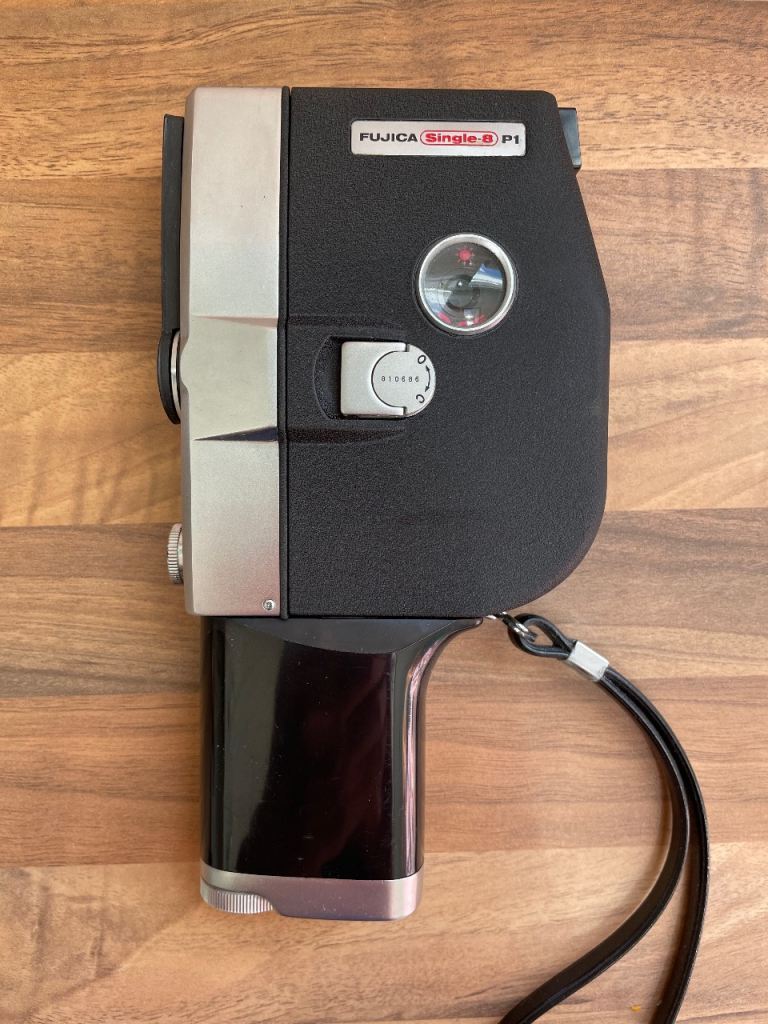 FUJICA Single-8 P1 Vintage Super 8 Camera with Case