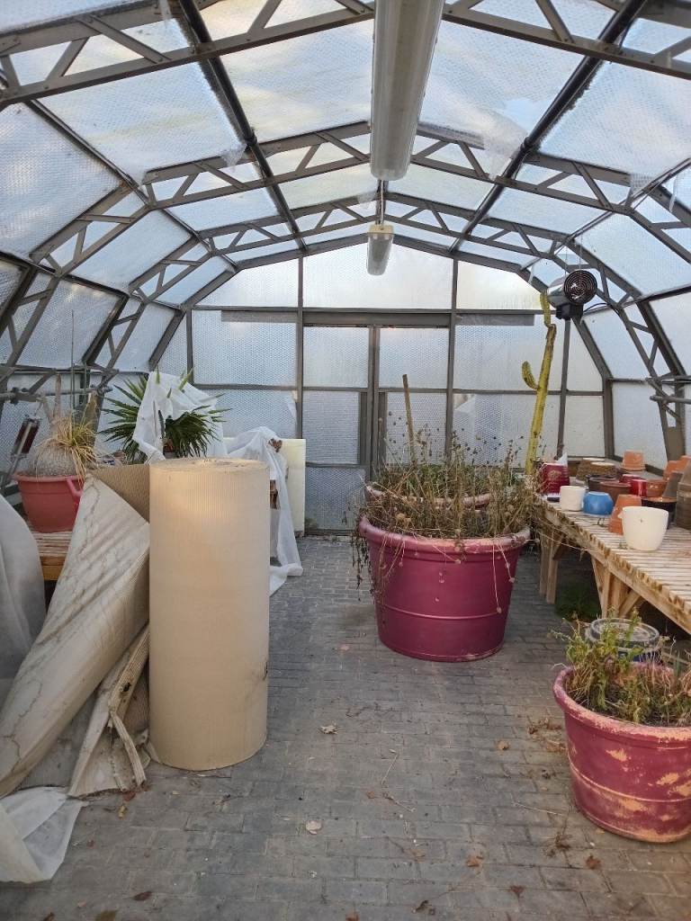 Large Clearspan greenhouse with heating and lighting