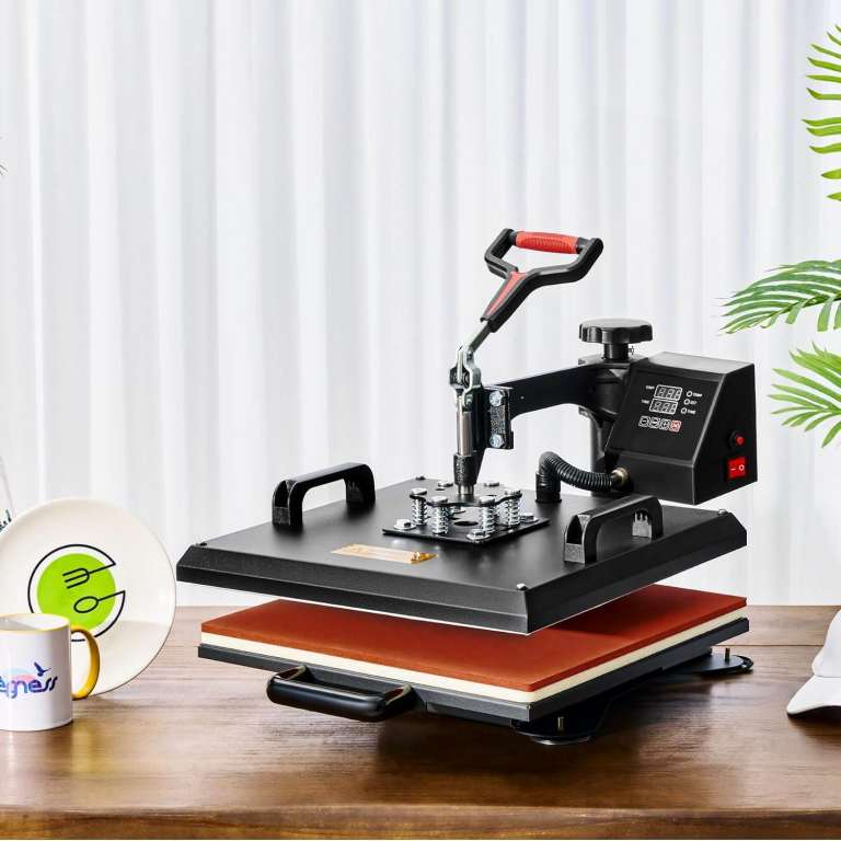 Heat Press Machine for T-shirts and Mugs – Brand New