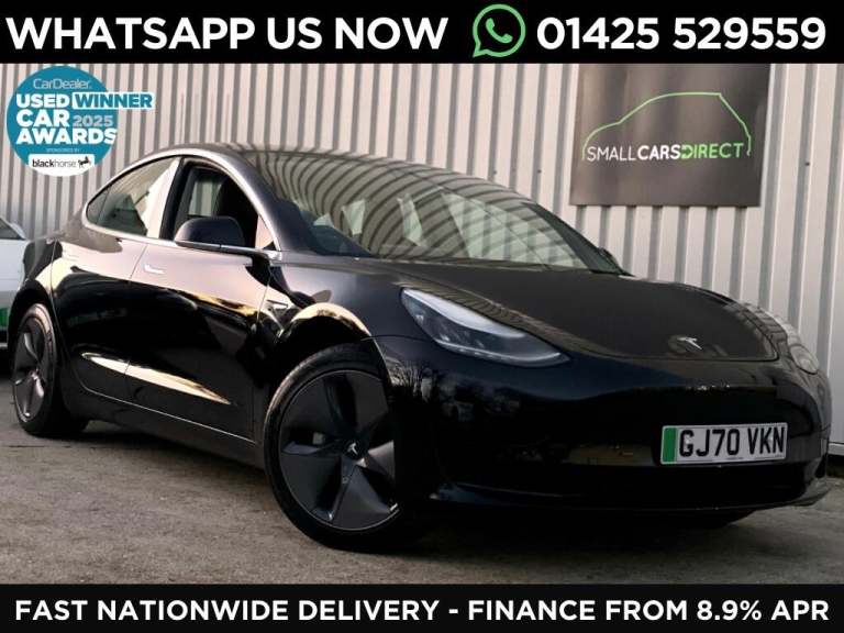 2020 Tesla Model 3 Standard Range Plus Auto RWD 4dr SALOON Electric Automatic