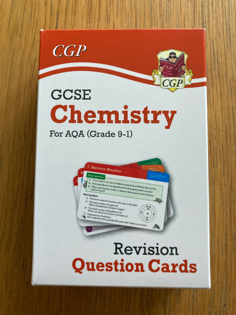 CGP GCSE CHEMISTRY TRIPLE SCIENCE REVISION CARDS