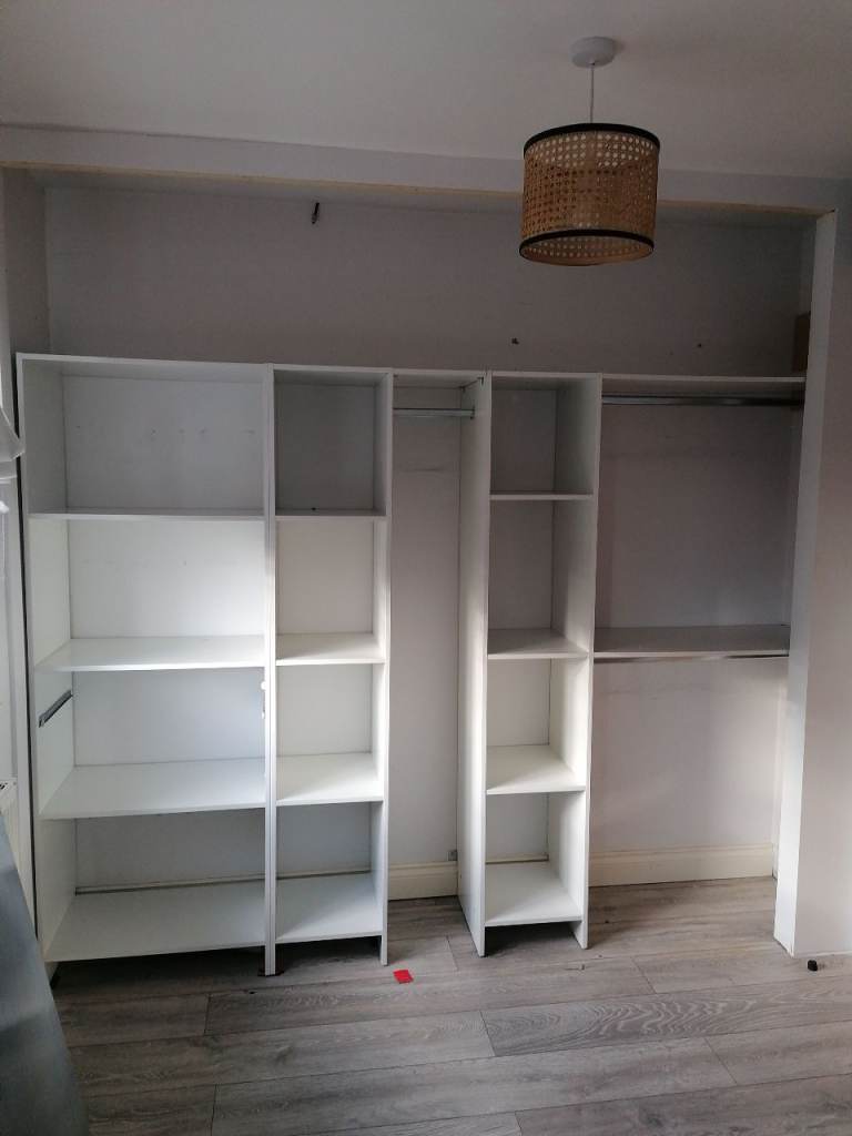 Wardrobe interior / shelves / hanging space