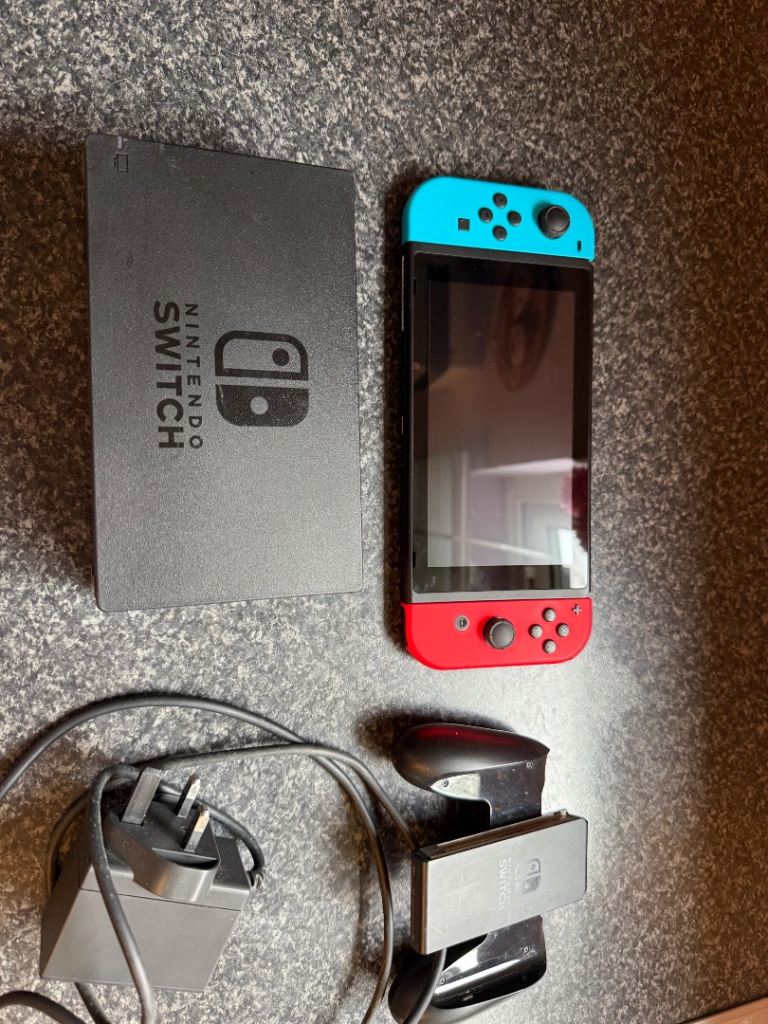 Nintendo Switch Neon red and blue 