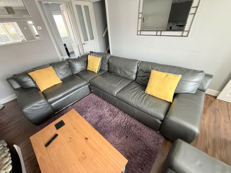 Corner sofa and chair DFS