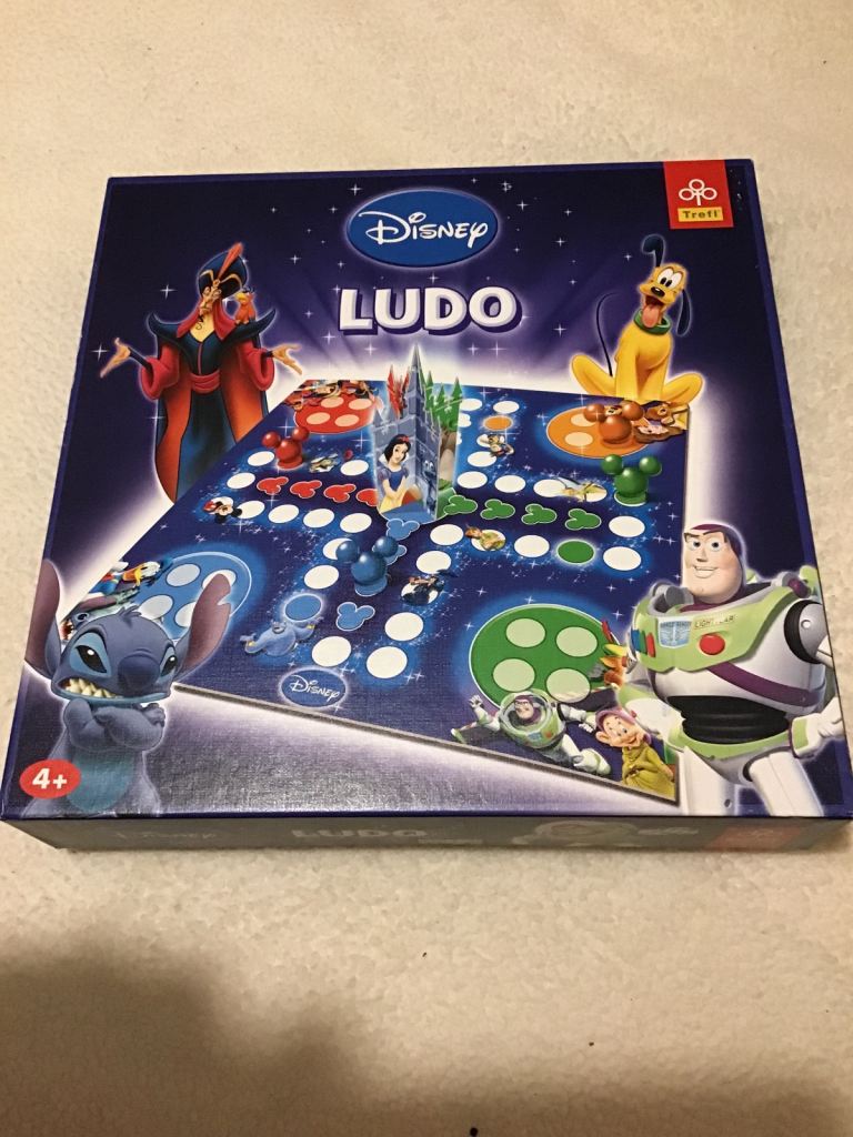 Superb Disney ludo board game, ages 4+ great family fun, over and over 