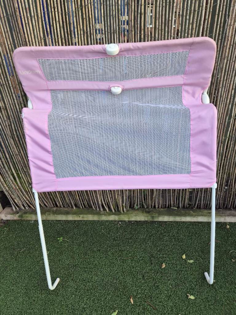Pink Baby Cot Bed Rail Guard – Good Condition