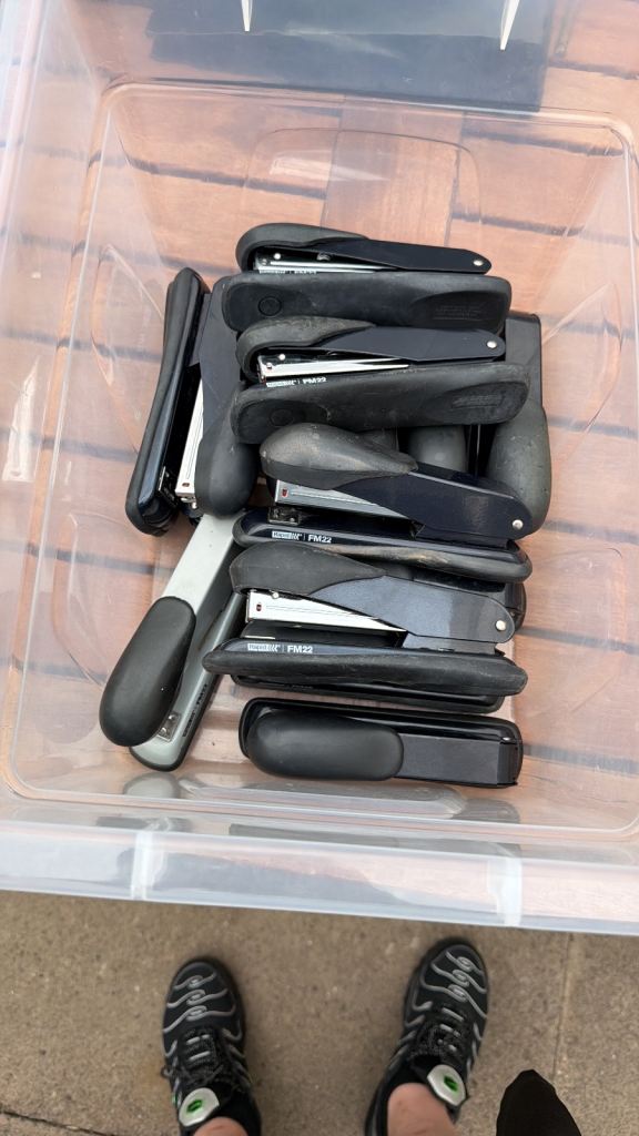 Job Lot of Black Staplers – Good Condition