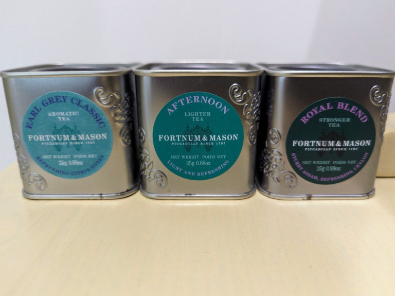 3 x UNOPENED FORTNUM & MASON LOOSE LEAF TEA TINS 25g *TEA EXPIRED, DISPLAY ONLY*