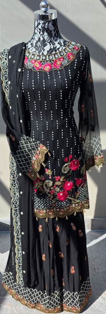 Black Garara Suit