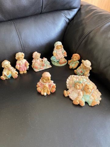 Set of 8 Cherished Teddies Figurines – Collectible Bears, £50.00