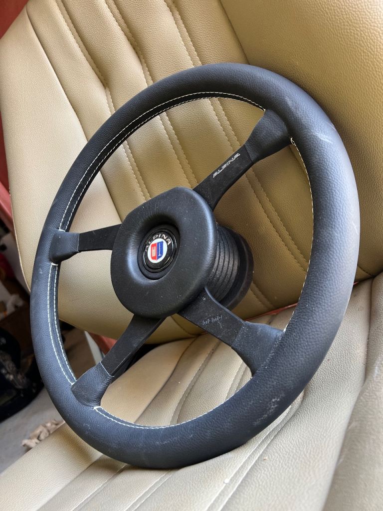 Alpina steering wheel