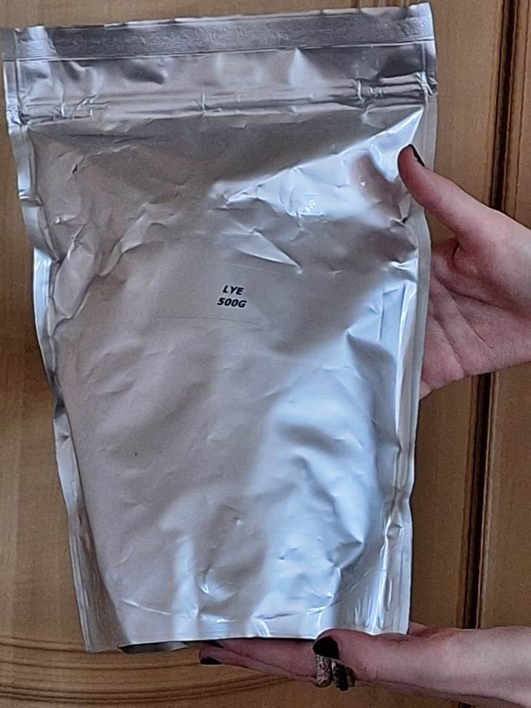 500g bag of Lye
