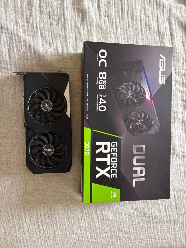 RTX 3070 listing on gumtree