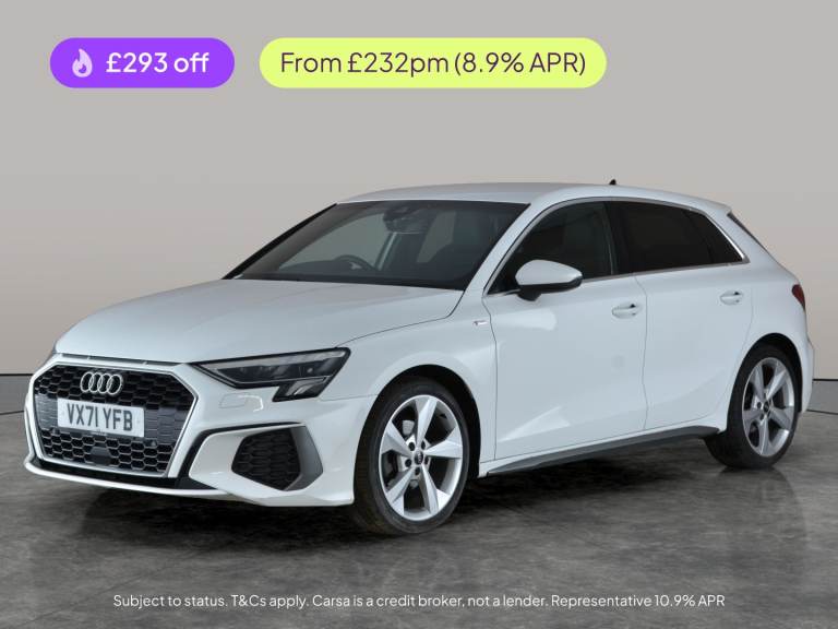2022 Audi A3 30 TFSI S Line 5dr HATCHBACK PETROL Manual