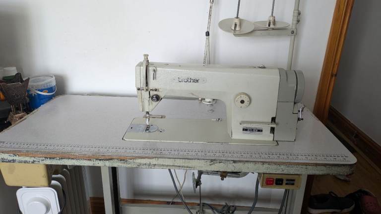 Brother Industrial Sewing Machine with Table – Good Condition