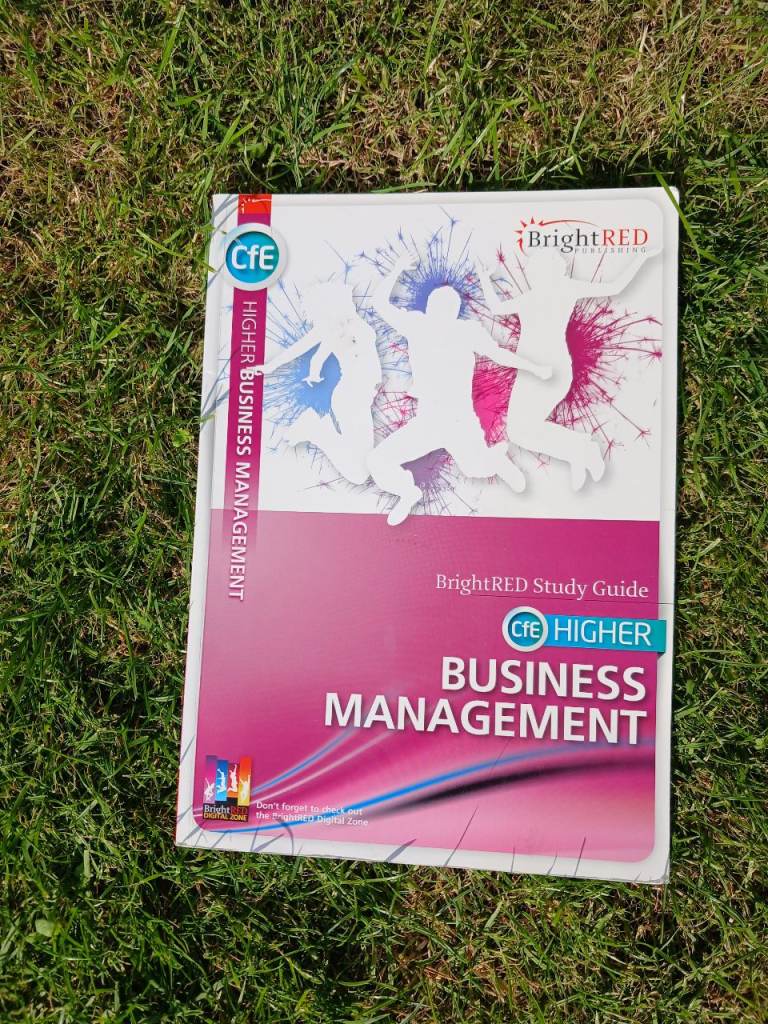 BrightRED CFE Higher Business Management Study Guide – School book