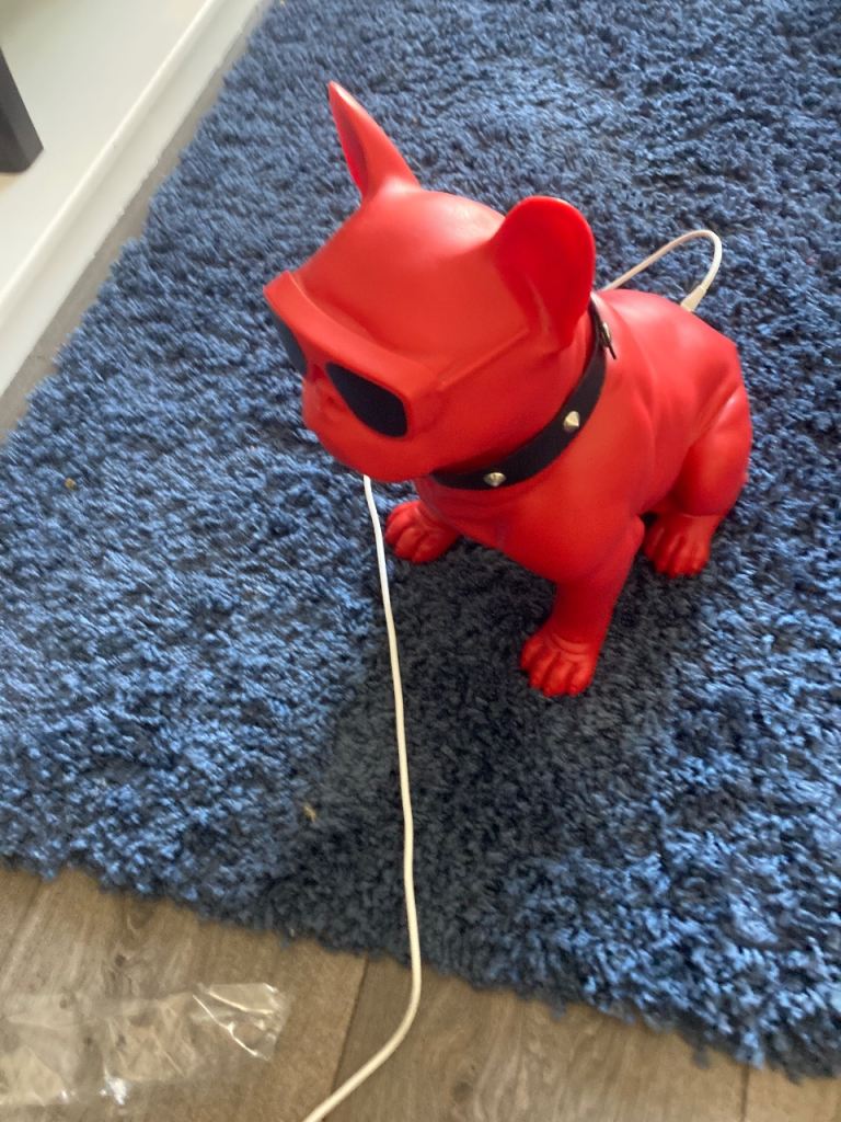 Cool French bulldog radio with usb connection 