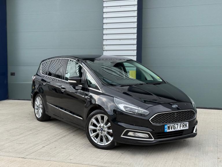 2017 [67] FORD S MAX 2.0 DIESEL VIGNALE TDCI BITURBO AUTO BLACK ULEZ 7 SEAT FSH