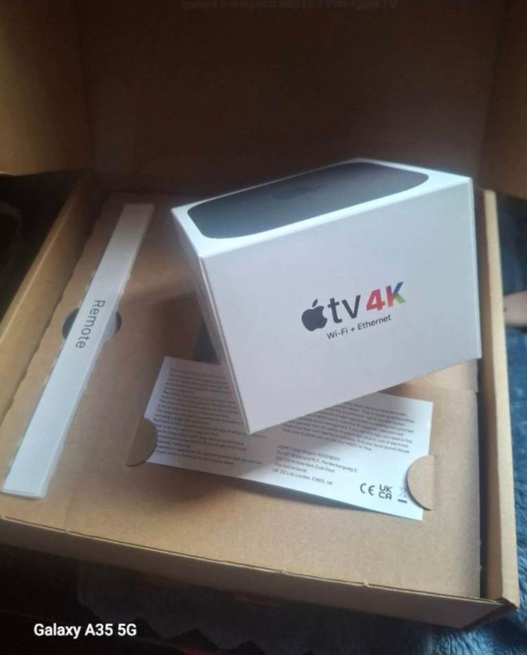 Sealed Brand new Apple TV 4K Wi-Fi + Ethernet –  in box
