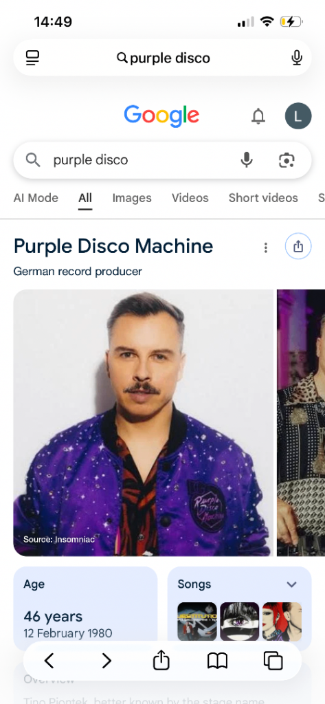 Purple disco machine- london