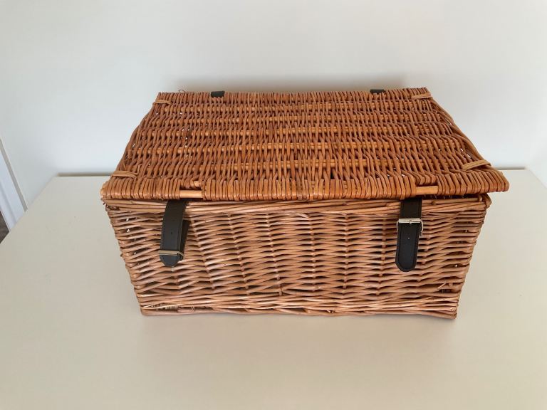 New wicker storage basket