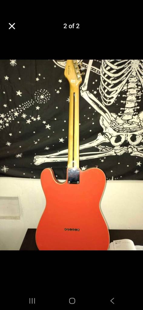 Revelation semi hollow telecastee style guitar