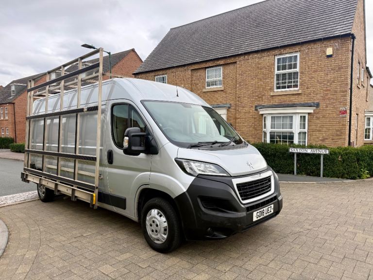 2018 Peugeot Boxer 2.0 Hdi Glass Frail Van L3H3 High roof Mot Fully Loaded Citroen Relay Ulez 