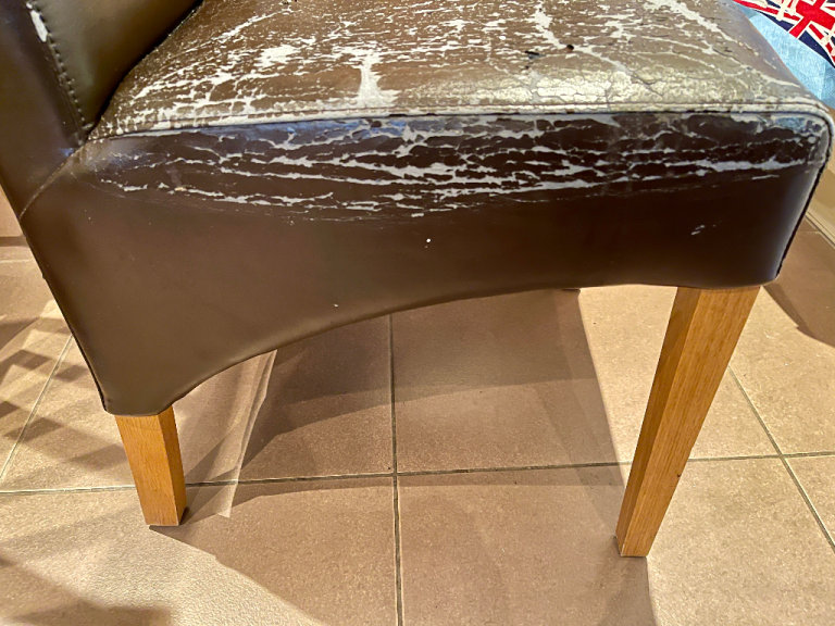 Set of x6 quality dining chairs, upcycle/restoration project 