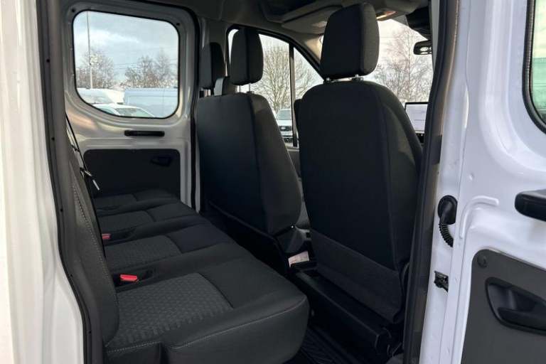 2025 Ford Transit 350 Trend L3 LWB Double Cab Dropside RWD 2.0 EcoBlue 165ps HDE DAP, AIR CON CHA...