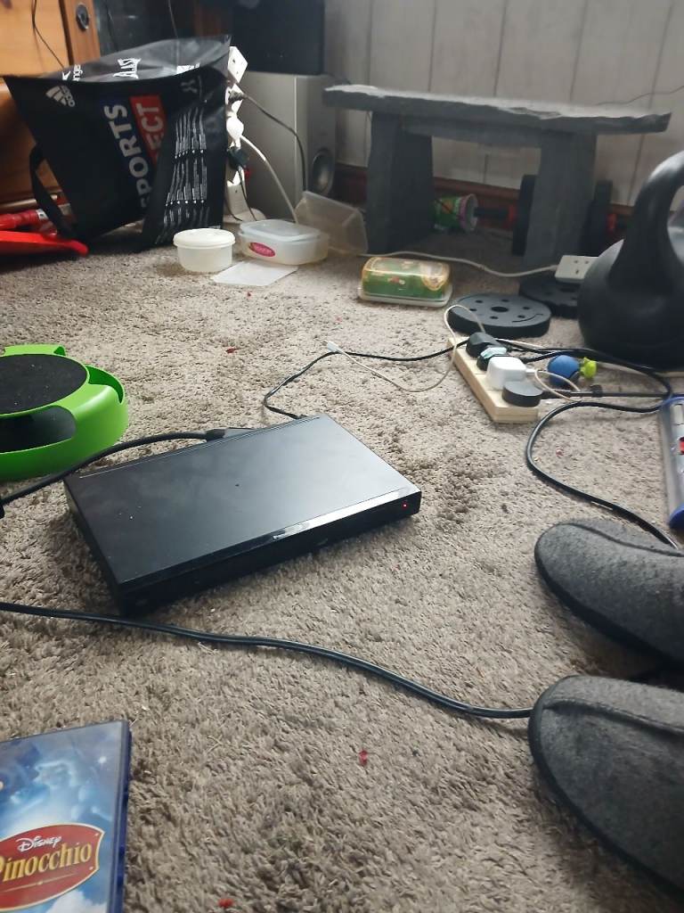 Panasonic tv and dvd player