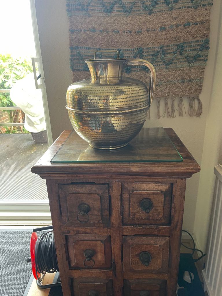 BEAUTIFUL OLD FAR EAST( CHINESE )COPPER WATER JUG  