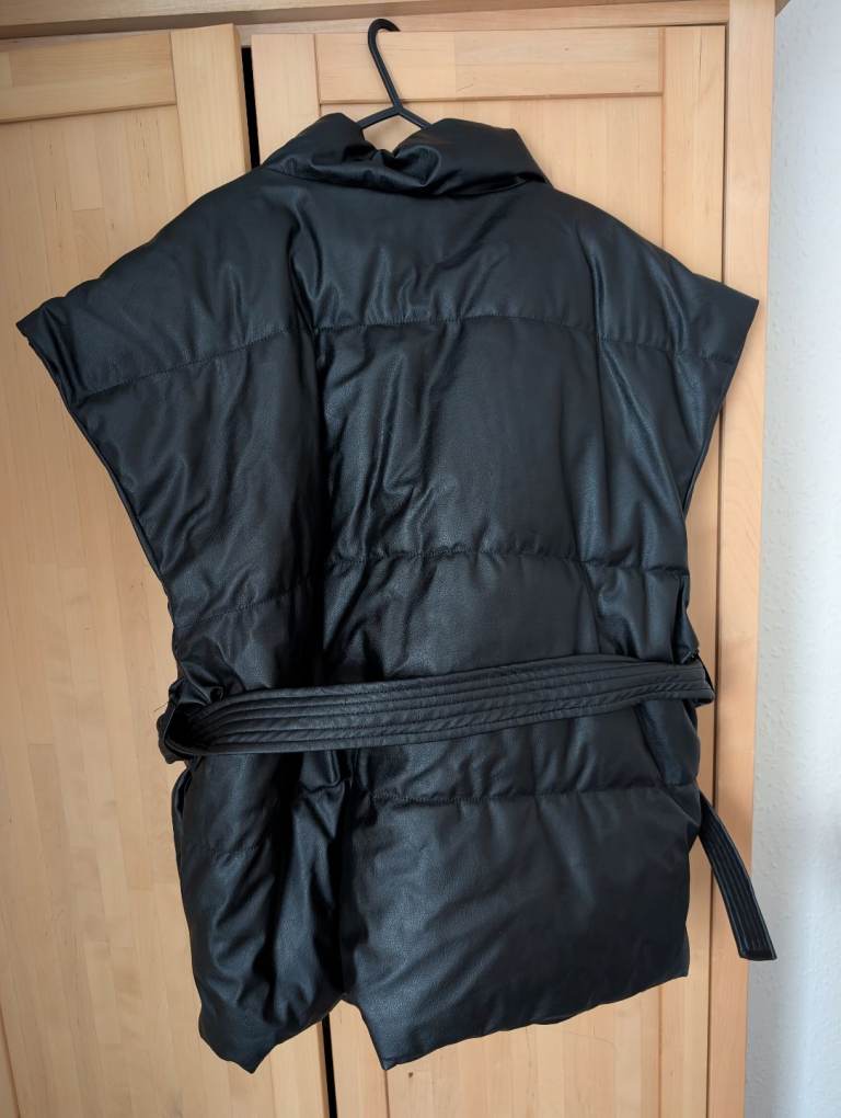 Women Boohoo Leather Gilet 