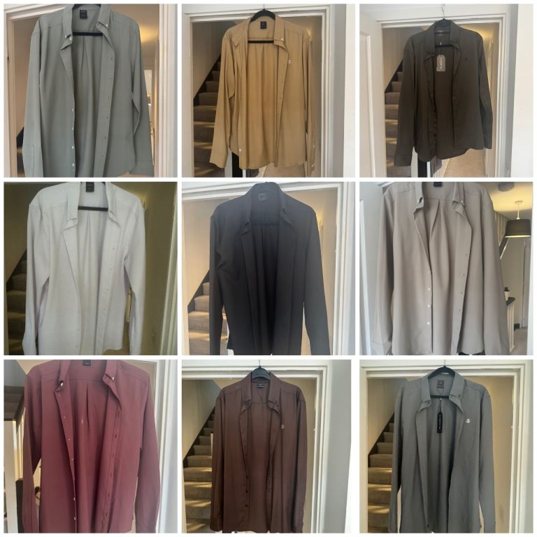 Blakely Men's Long Sleeve Casual Shirts - Various Colours, some New with Tags rest great condition