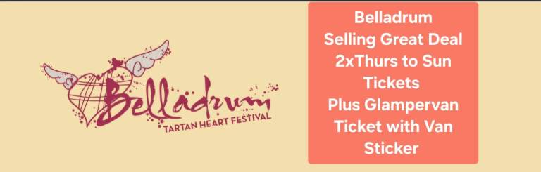 2 xThurstoSunTickets+Glampervan Ticket