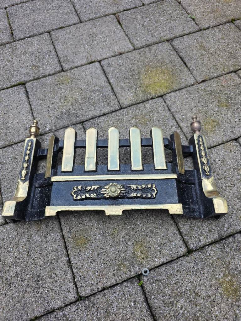 Brass fire front. 