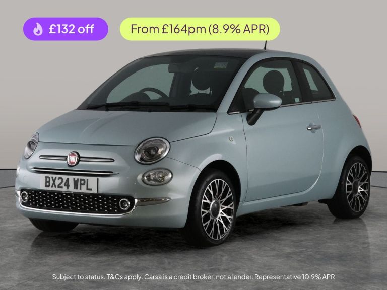 2024 Fiat 500 1.0 Mild Hybrid Top 3dr HATCHBACK PETROL Manual