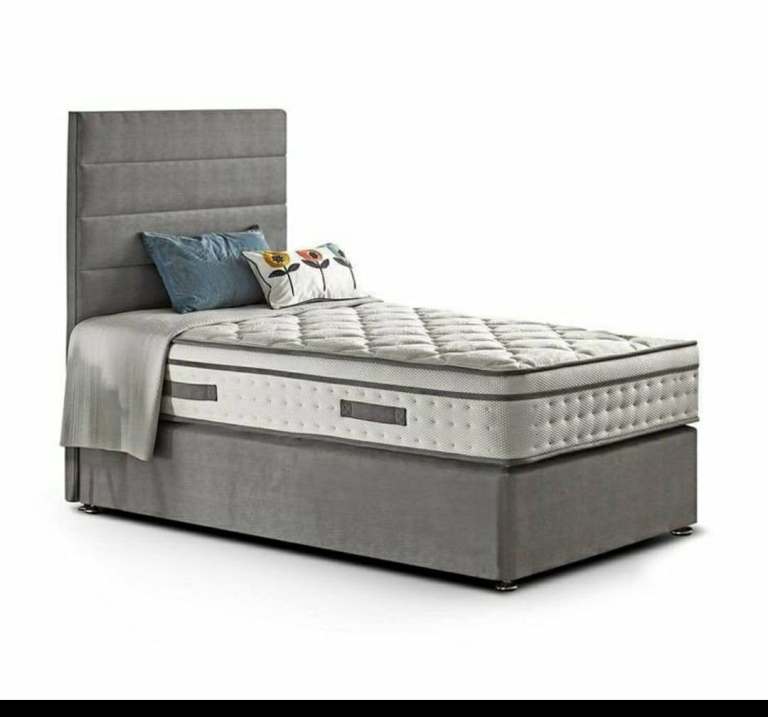 3feet kids Single  Divan Bed with Headboard and Mattress Delivery 🚚 Available~COD