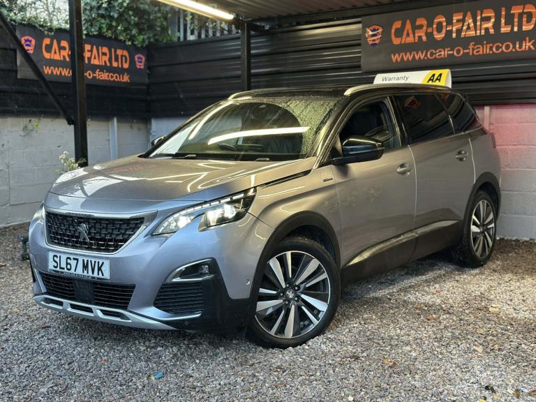 image for PEUGEOT 5008 2.0 BlueHDi GT Line Grey Manual Diesel 2017+SAT-NAV+360 CAMERA+LTHR